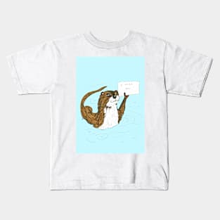 I Miss You Otter Kids T-Shirt